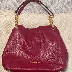 Maroon MK purse